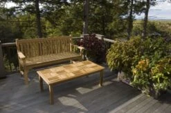 Basketweave Rectangular Table, Large -GardenJoy Shop 36351 003v