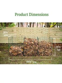 3-Bin Wire Composter 10 3-Bin Wire Composter -GardenJoy Shop 40 280 dims GSC