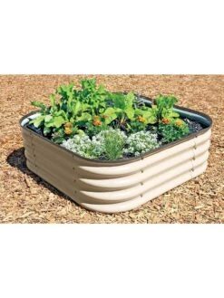 Birdies™ Modular Metal Raised Bed -GardenJoy Shop 8586930PBK 008V 3 4