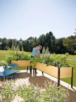Elevated Planter Box, 2' X 8' -GardenJoy Shop 8587631 104 tif