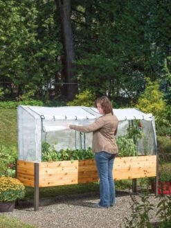 Elevated Planter Box, Frame And 2 Covers Kit, 2' X 8' -GardenJoy Shop 8587631 304 tif