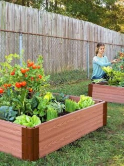 Composite Raised Bed With 1" Boards, 11" -GardenJoy Shop 8588269 03V tif
