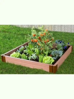 Classic Sienna Composite Raised Bed, 5-1/2" High With 2" Boards 12 Classic Sienna Composite Raised Bed, 5-1/2" High With 2" Boards -GardenJoy Shop 8588270 02v