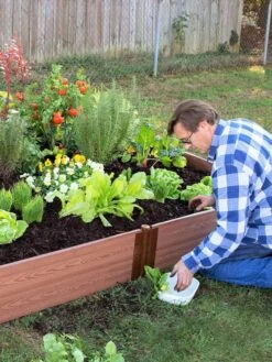 Composite Raised Bed With 1" Boards, 11" -GardenJoy Shop 8588274 02V tif