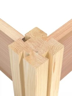 Cedar Raised Garden Bed, 4' X 4' X 6" -GardenJoy Shop 8591724 05V tif