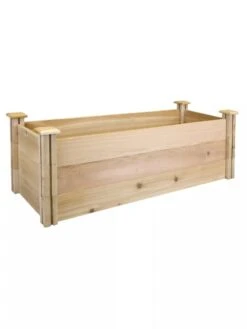 Premium Cedar Raised Garden Beds, 16" X 48" -GardenJoy Shop 8593788 01V greenes premium cedar raised garden bed 16x48x16