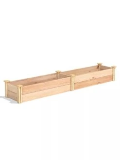 Premium Cedar Raised Garden Bed, 16" X 96" -GardenJoy Shop 8593873 03V