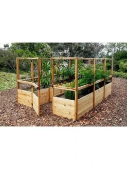 Garden In A Box With Deer Fence, 8' X 12' -GardenJoy Shop 8594021 05V 3 4