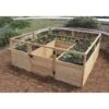 Garden In A Box Cedar Raised Bed, 8' X 8' -GardenJoy Shop 8595775 03V raised cedar garden bed 8 x 8