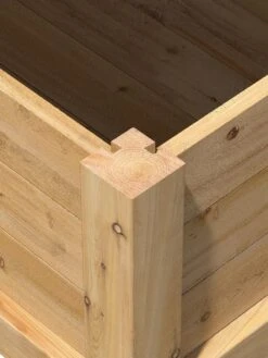 Elevated Cedar Garden Bed, 2' X 4' X 31" -GardenJoy Shop 8596147 08V tif