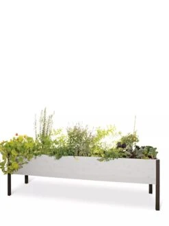 Eco-Stained Elevated Planter Box, 2'x8' -GardenJoy Shop 8596760 102 tif