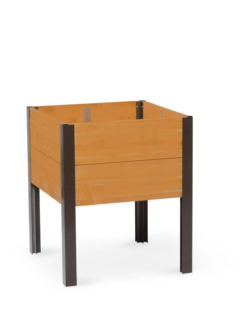 Eco-Stained Elevated Cedar Planter Box, 2' X 2' 4 Eco-Stained Elevated Cedar Planter Box, 2' X 2' - Image 2