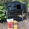 Dual Batch Composter Success Kit -GardenJoy Shop 8599020 0632 dual batch compost tumbler tif