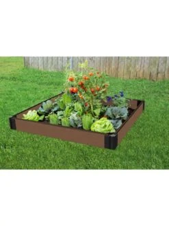 5-1/2" Composite Raised Garden Beds With 1" Boards -GardenJoy Shop 8599449 01V