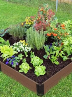 Composite Raised Bed With 1" Boards, 11" -GardenJoy Shop 8599452 01V tif