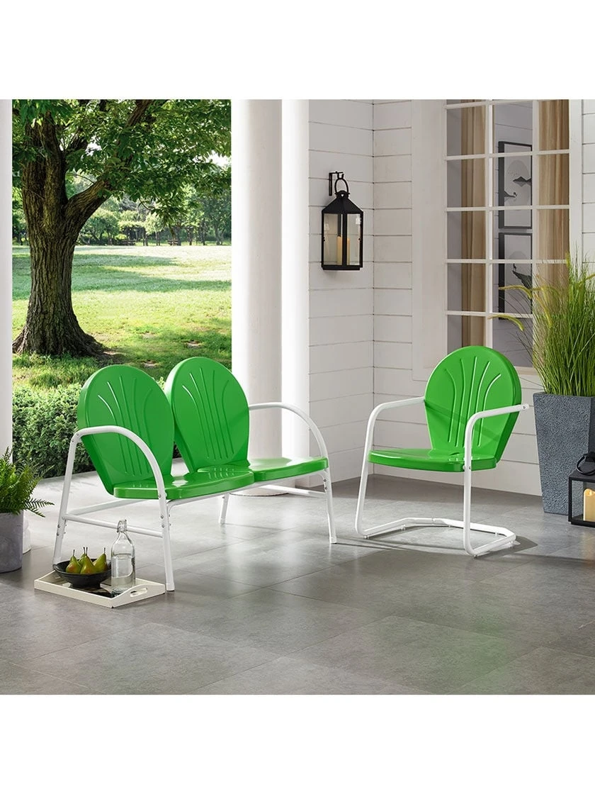 Crosley Griffith Loveseat & Chair Outdoor Seating Set 4 Crosley Griffith Loveseat & Chair Outdoor Seating Set - Image 2
