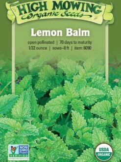 Lemon Balm Organic Seeds 7 Lemon Balm Organic Seeds -GardenJoy Shop 8599880 02V tif