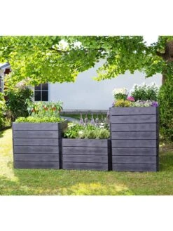 Ergo Quadro Stacking Raised Beds -GardenJoy Shop 8600352 01V 3 4