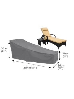 Bosmere Large Sunbed Waterproof Cover 10 Bosmere Large Sunbed Waterproof Cover -GardenJoy Shop 8608855 02v