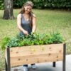 Self-Watering Elevated Planter Box, 2' X 4' 1 Self-Watering Elevated Planter Box, 2' X 4' -GardenJoy Shop 8608959 4040 tif