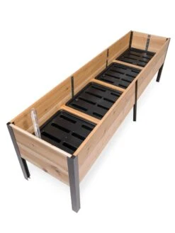 Self-Watering Elevated Planter Box, 2' X 8' -GardenJoy Shop 8608960 2302 tif
