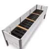 Self-Watering Eco-Stained Elevated Planter Box, 2' X 8' -GardenJoy Shop 8608962 3302 tif