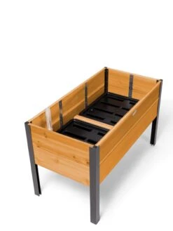 Self-Watering Eco-Stained Elevated Planter Box, 2' X 4' 10 Self-Watering Eco-Stained Elevated Planter Box, 2' X 4' -GardenJoy Shop 8608963 6286 tif