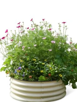 Birdies™ Round Metal Raised Bed -GardenJoy Shop 8609150 06525 tif