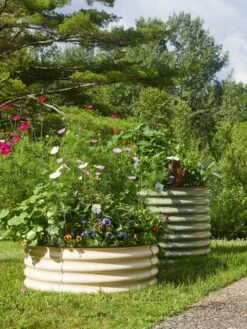 Birdies™ Round Metal Raised Bed, Tall -GardenJoy Shop 8609150 6524 tif 1