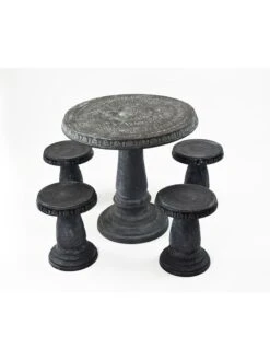 Round Patio Garden Table -GardenJoy Shop 8610576 15v 1