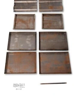 Corten Steel Modular Raised Bed, 2'x4' -GardenJoy Shop 8610702 5140 tif