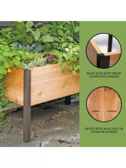 Elevated Planter Box, 2' X 4' 11 Elevated Planter Box, 2' X 4' -GardenJoy Shop 8610894 3