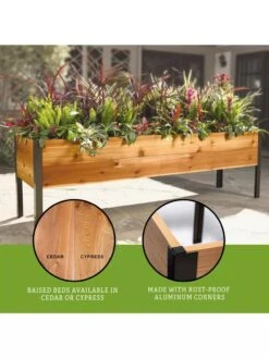 Elevated Planter Box, 2' X 8' -GardenJoy Shop 8610895 3