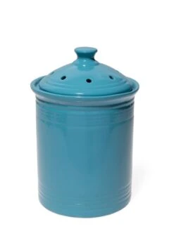 Ceramic Ribbed Compost Crock 7 Ceramic Ribbed Compost Crock -GardenJoy Shop 8611027 0863 tif