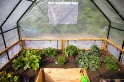 Garden In A Box With Greenhouse, 8' X 8' -GardenJoy Shop 8611033 04V jpg