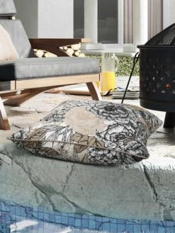 Outdoor Decor™ Floor Pillows, 24" X 24" -GardenJoy Shop 8611118 111v trta outdoor floor deco pillow 24x24 tribal taupe