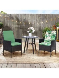 Outdoor Decor™ Seat Pad High Back Cushions, 20" X 45" 16 Outdoor Decor™ Seat Pad High Back Cushions, 20" X 45" -GardenJoy Shop 8611125 106v grli outdoor seat pad high back cushions 20x45 green lily