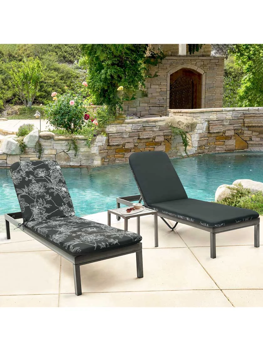 Outdoor Decor™ Chaise Lounge Cushions, 22" X 73" 6 Outdoor Decor™ Chaise Lounge Cushions, 22" X 73" - Image 4