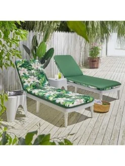 Outdoor Decor™ Chaise Lounge Cushions, 22" X 73" 14 Outdoor Decor™ Chaise Lounge Cushions, 22" X 73" -GardenJoy Shop 8611127 106v grli outdoor chaise lounge cushion 22x73 green lily