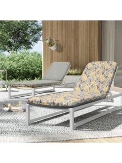 Outdoor Decor™ Chaise Lounge Cushions, 22" X 73" 15 Outdoor Decor™ Chaise Lounge Cushions, 22" X 73" -GardenJoy Shop 8611127 108v ctlv outdoor chaise lounge cushion 22x73 citrus leaves