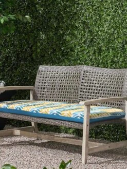 Outdoor Decor™ Bench Cushions, 18" X 48" -GardenJoy Shop 8611128 200V AQUA tif
