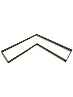 L-Shaped Composite Raised Bed, 12'x12' With 1" Boards -GardenJoy Shop 8611162 02v l shaped raised garden beds 12 x 12 with 1 inch boards uptown brown