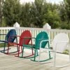 Crosley Griffith 2-piece Outdoor Rocking Chair Set -GardenJoy Shop 8611577 12v crosley griffith 2 piece outdoor rocking chair set