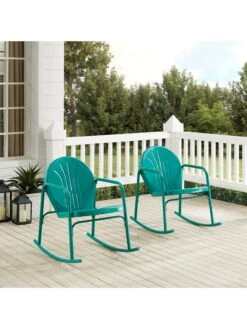 Crosley Griffith 2-piece Outdoor Rocking Chair Set 19 Crosley Griffith 2-piece Outdoor Rocking Chair Set -GardenJoy Shop 8611577 tu 28v