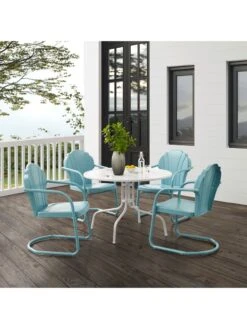 Crosley Tulip 5-piece Outdoor Dining Set -GardenJoy Shop 8611578 bl 01v