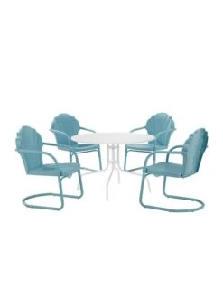 Crosley Tulip 5-piece Outdoor Dining Set -GardenJoy Shop 8611578 bl 03v