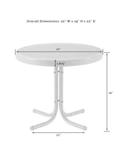 Crosley Bates 3-piece Outdoor Dining Chair Set -GardenJoy Shop 8611583 10v