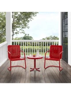 Crosley Bates 3-piece Outdoor Dining Chair Set -GardenJoy Shop 8611583 rd 02v