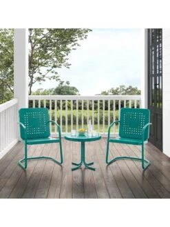 Crosley Bates 3-piece Outdoor Dining Chair Set -GardenJoy Shop 8611583 tu 14v