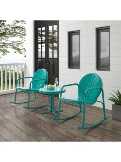 Crosley Griffith 3-piece Outdoor Rocking Chair Set 21 Crosley Griffith 3-piece Outdoor Rocking Chair Set -GardenJoy Shop 8611588 tu 24v
